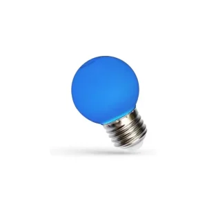 Begränsat erbjudande Spectrum 1W LED dekorativ glödlampa Blå, G45, E27