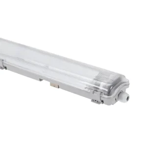 Snabb leverans 150cm Limea T8 LED-armatur, genomkopplad För 2x 150cm LED-rör, IP65 vattentät
