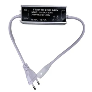 Flicker free kontakt till 230V Neon COB LED strip Inkl. ändstycke, flicker free, 230V Säker betalning