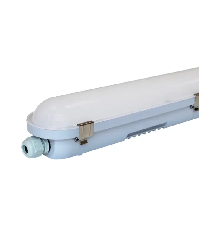 Beställ nu 150cm 60W 0-10V RA90 armatur HiCRI, genomkopplad IP65, 0-10V, flimmerfri