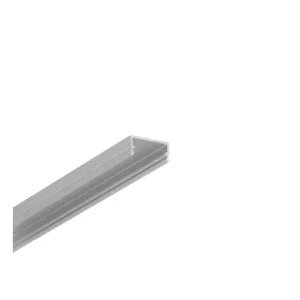 Sänkt pris 1m aluprofil BEGTON12 J/S Anodiserad, påbyggnad, LED-skena