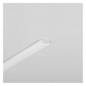1 m aluprofil SLASH8 Mjölkvit, inbyggd, LED-skena Populär