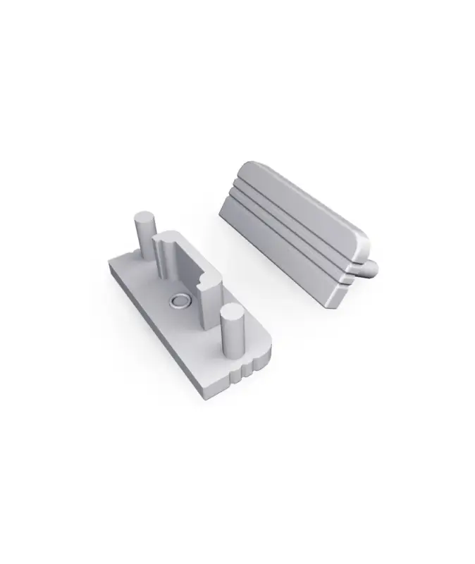 Köp nu 1 st. ändstycke SURFACE10 GEN2 Silverfärgad