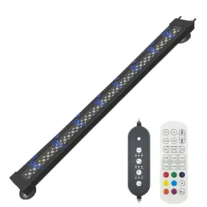 Outlet 60 cm akvarie armatur 16W, kan bruges med luftpumpe, RGB+NW, IP68