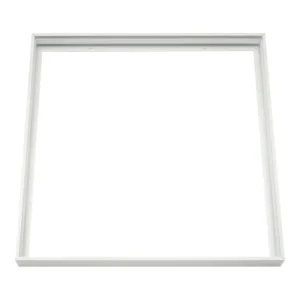 Kundfavorit Ram till 60x60 LED panel Snabb kit, plasthörn, vit kant