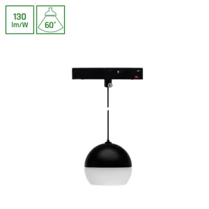 10-12W SYSTEM SHIFT BASIC GLOBE RING skenspot, 48V 1200lm, 3000K, 35 grader, 48V DC Rabatt