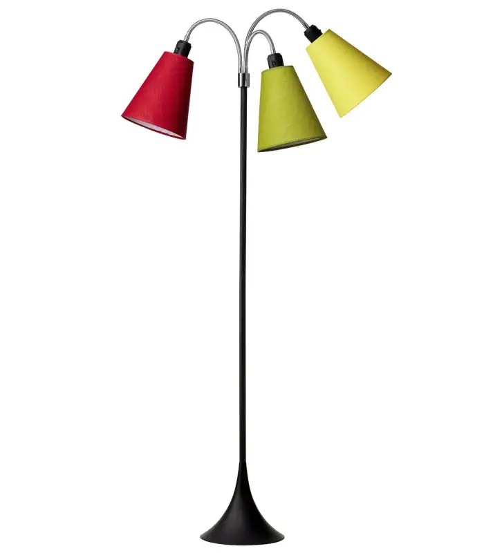 Trafik Golvlampa E27 i Svart Med Röd/Lime/Gul Nielsen Light Populärt val