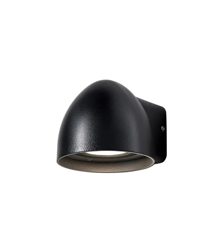 BIRK Utomhus Vägglampa 1xGU10 i Svart Nielsen Light Bästa pris