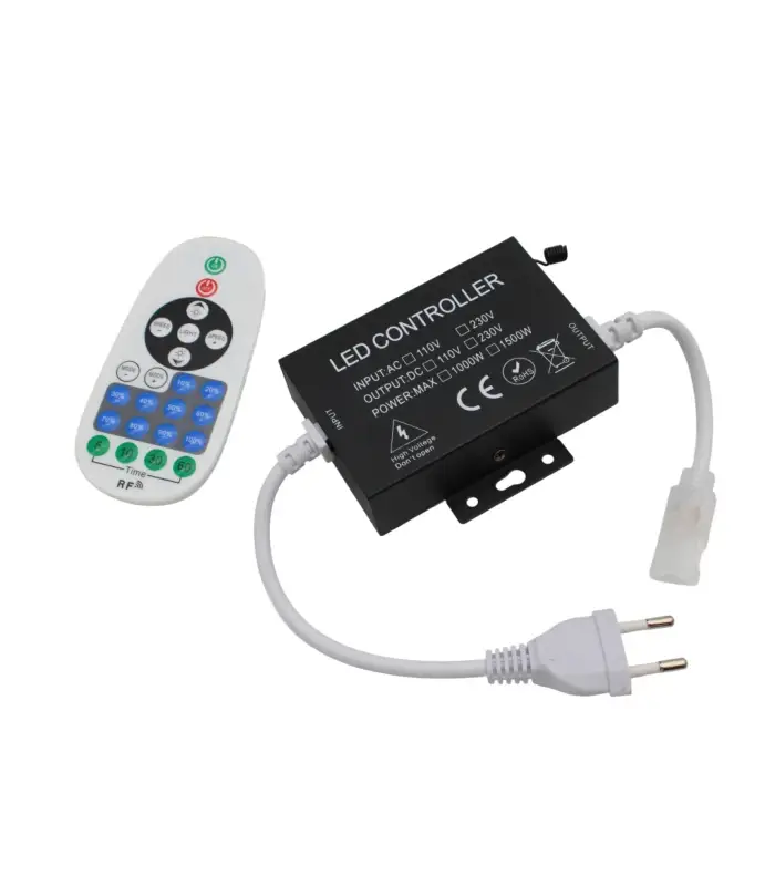 230V trådlös dimmer Inkl. ändstopp, för 230V (Slim COB), minnesfunktion, max 80 m Kampanj