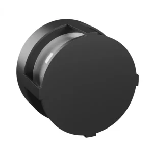 10W Rund CCT vägglampa IP65, svart, 360°, 3-i-1 CCT Begränsad tid