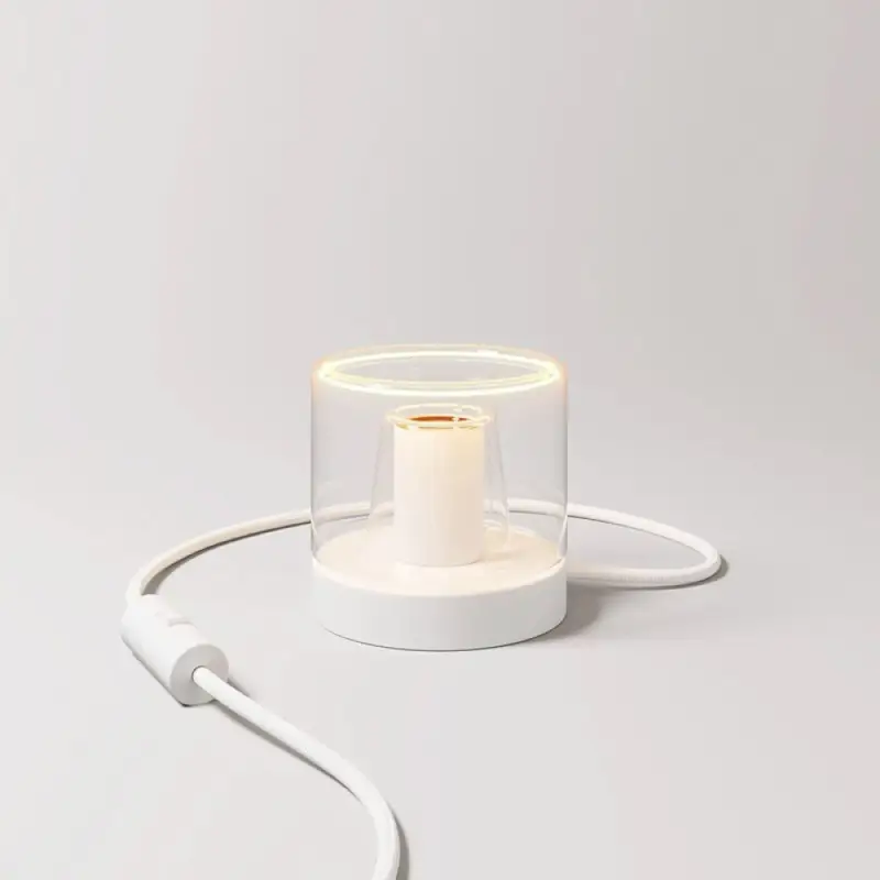 BORDSLAMPA CREATIVE CABLES POSALUCE GHOST E27 VIT prisnedsättning