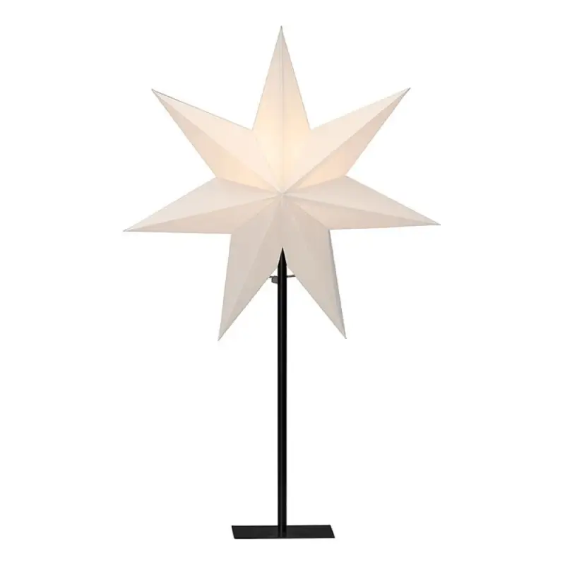 Sänkt pris ADVENTSSTJÄRNA KONSTSMIDE STÅENDE Ø40CM VIT