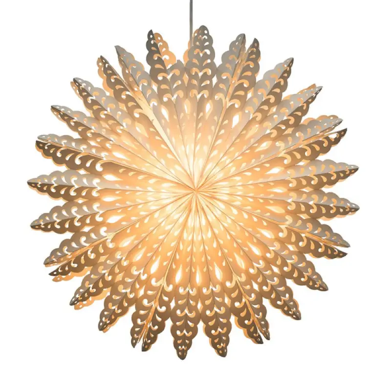 Bästa pris ADVENTSSTJÄRNA KONSTSMIDE Ø60CM VIT