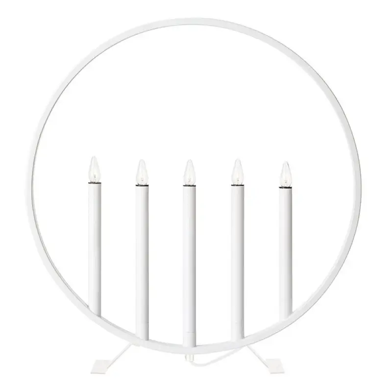 ADVENTSLJUSSTAKE MARKSLÖJD SURROUND 5L VIT Kampanjpris