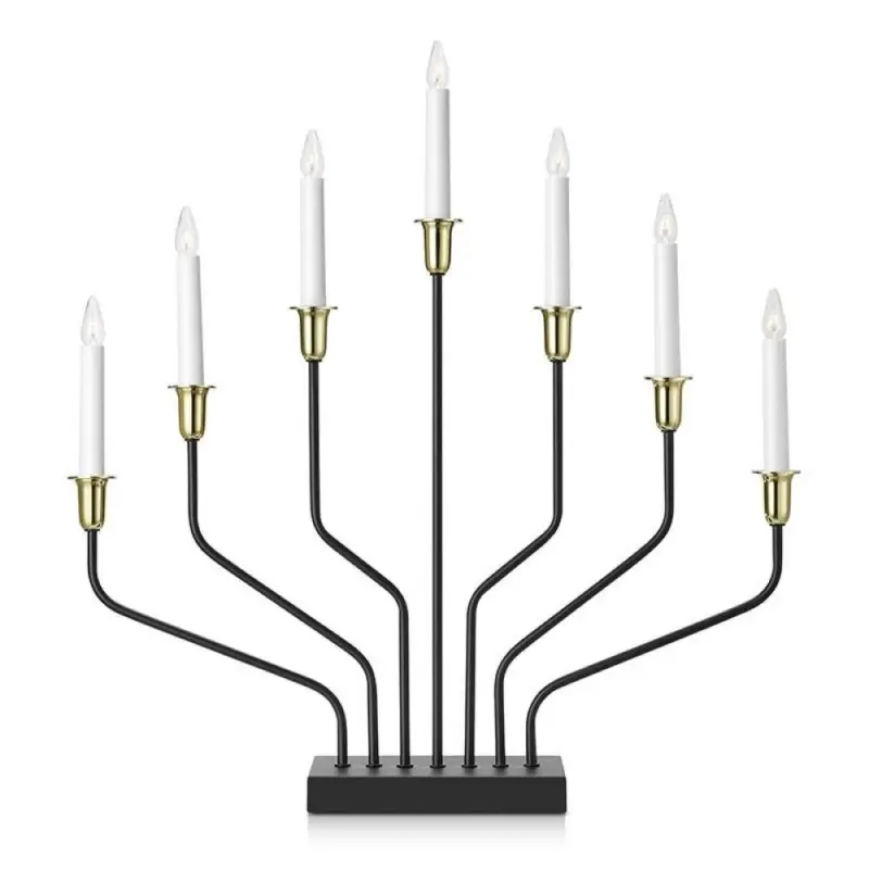 ADVENTSLJUSSTAKE MARKSLÖJD BROSA XL 7L SVART/GULD Beställ nu