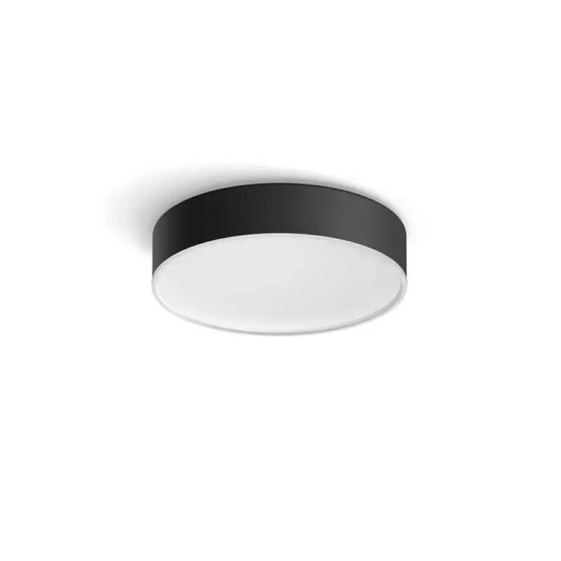Kampanjpris PLAFOND PHILIPS HUE ENRAVE S Ø26CM SVART