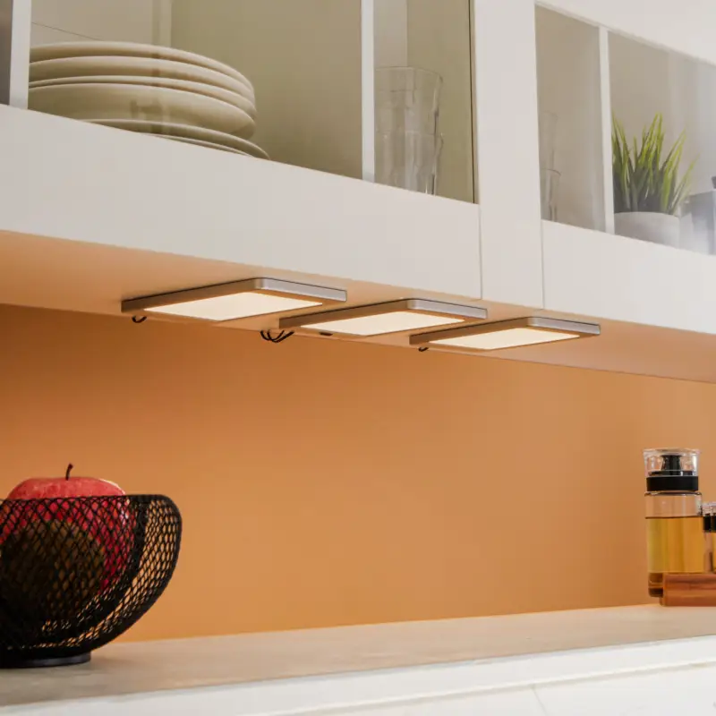 Lindby Svela LED-bänklampa, 3-pack, silver Populärt val