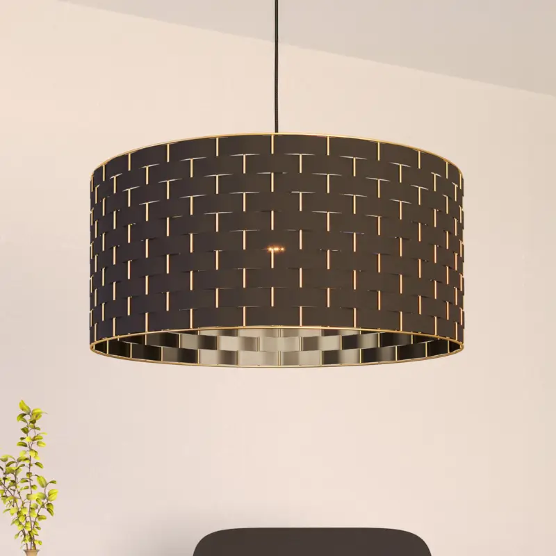 Marasales pendellampa tillverkad av textil, Ø 55 cm Reapris