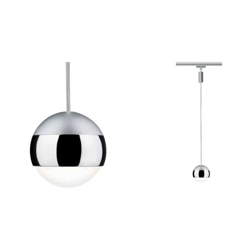 Paulmann URail Capsule II LED-pendel i krom Populärt val