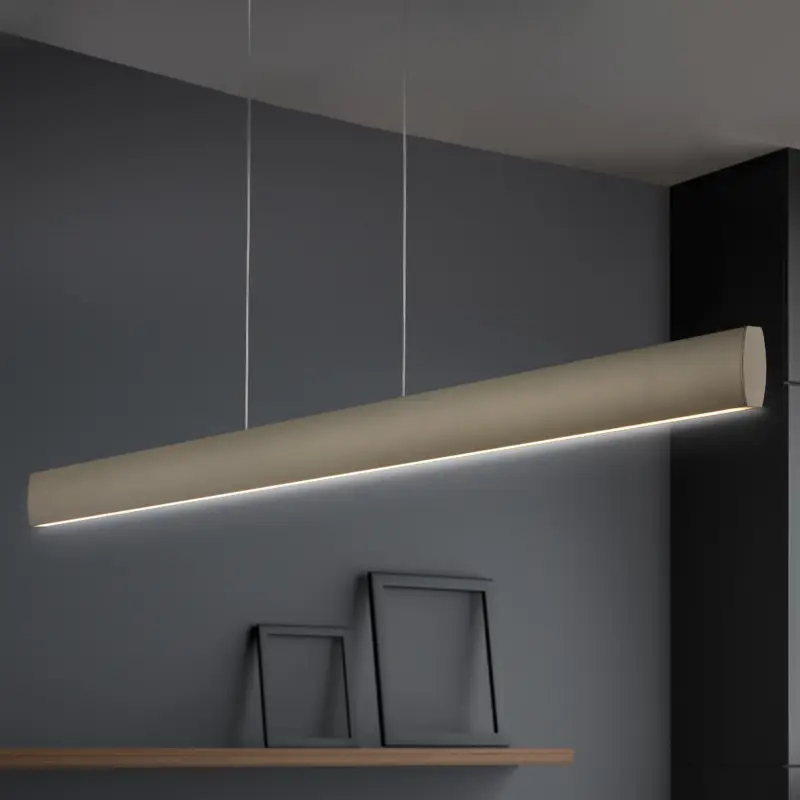 LED-hänglampa Runa, brons, längd 92 cm Handla nu