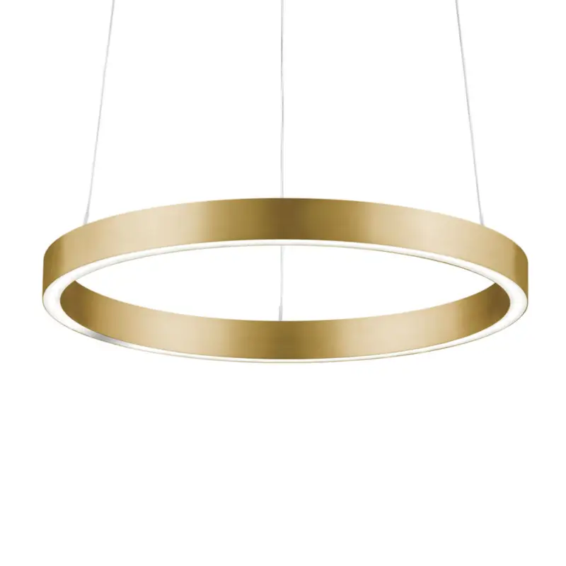 LED-hänglampa Svea-40, gestsensor, guld Sänkt pris
