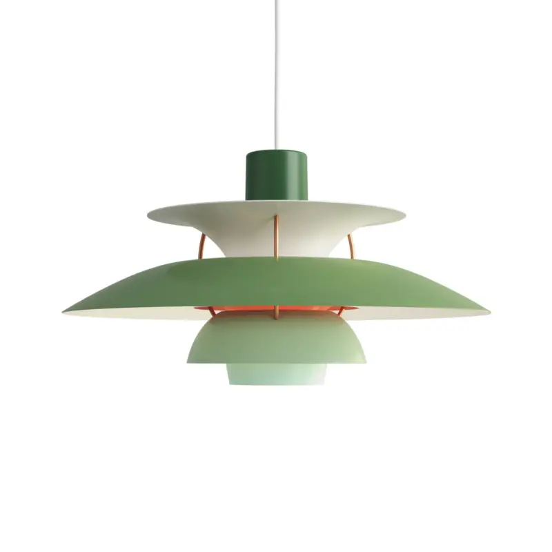 Louis Poulsen hänglampa PH 5 500, grön, Ø 50 cm Snabb leverans