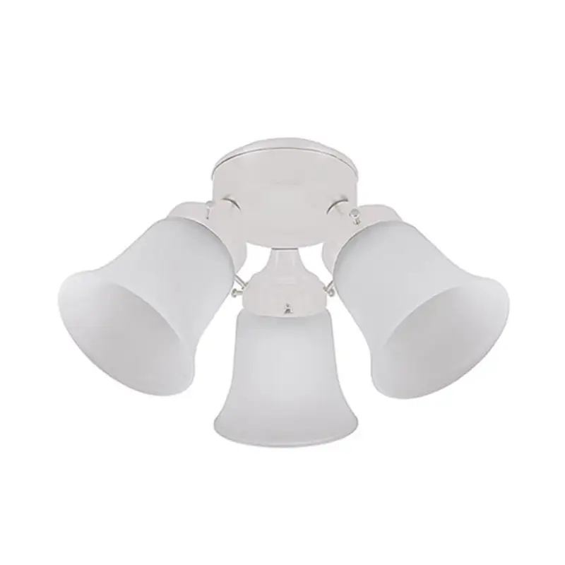 Populärt val Lampa för Hunter takfläktar, vit