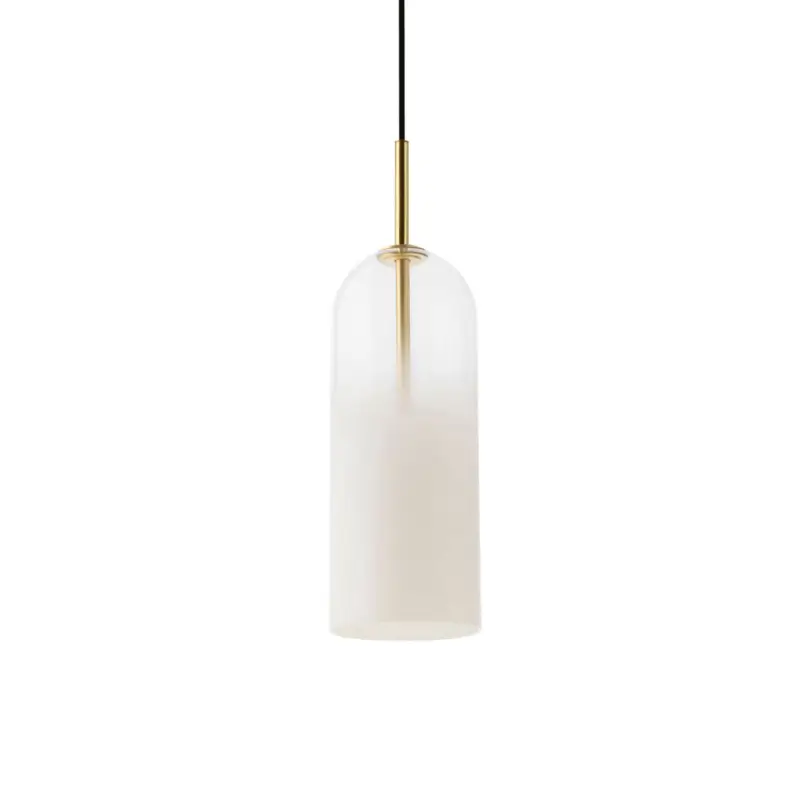 LEDS-C4 Glam hänglampa, vitt glas, höjd 38,5 cm Begränsat erbjudande