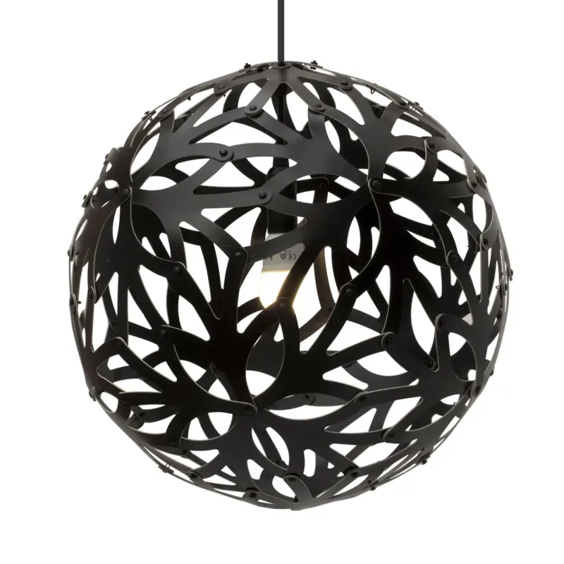 david trubridge Floral hängande lampa Ø 40cm svart Populärt val