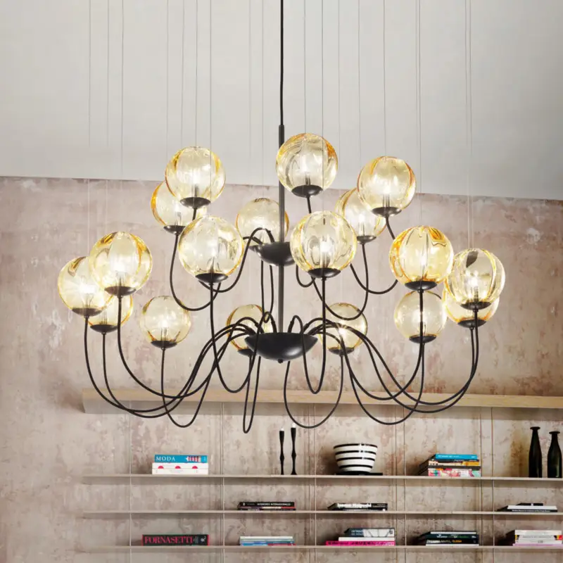 Designerljuskrona Puppet av Muranoglas Premium