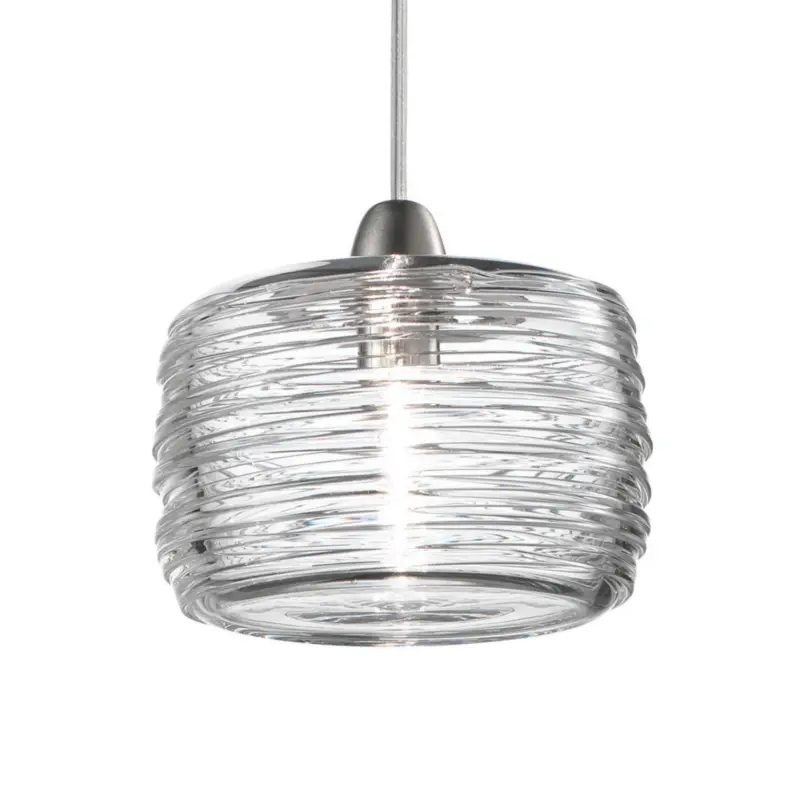 LED-pendellampa Damasco klar Ø 12 cm Premium