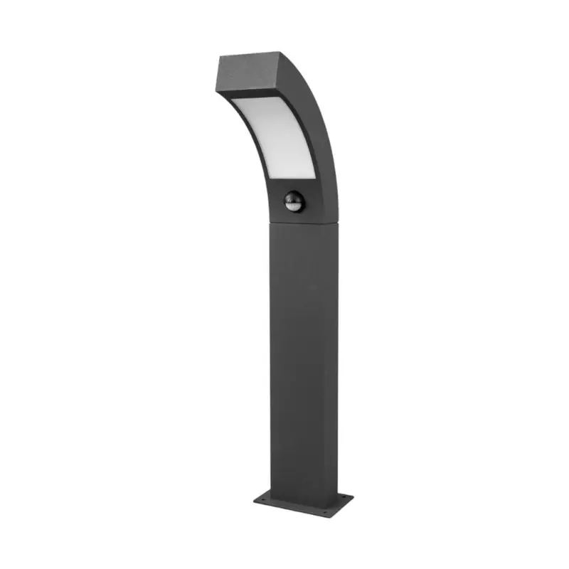Snabb leverans Lucande LED-sockellampa Lennik, sensor, 60 cm, antracit