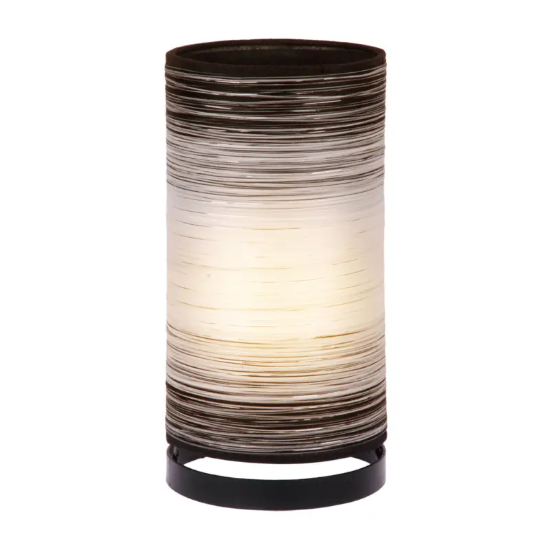 Billigare Bordslampa Julie med omlindade trådar, vit