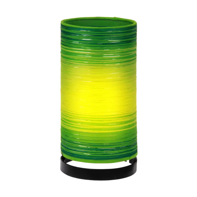Extra rabatt Bordslampa Julie med omlindade trådar, grön