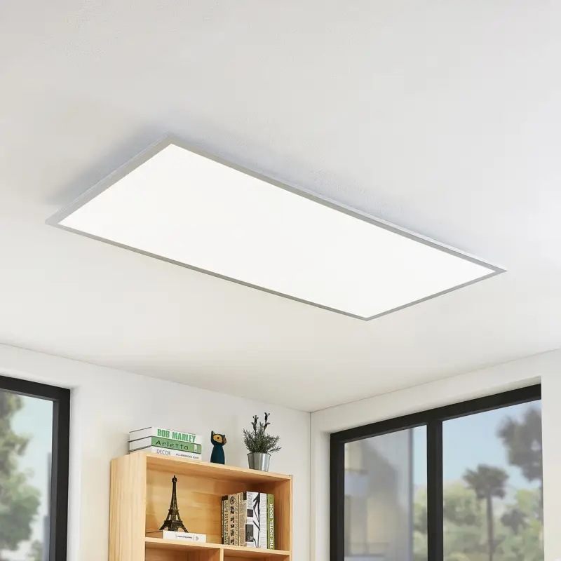 Populär Lindby LED-taklampa Zento, 120 cm, silver, 4.000 K