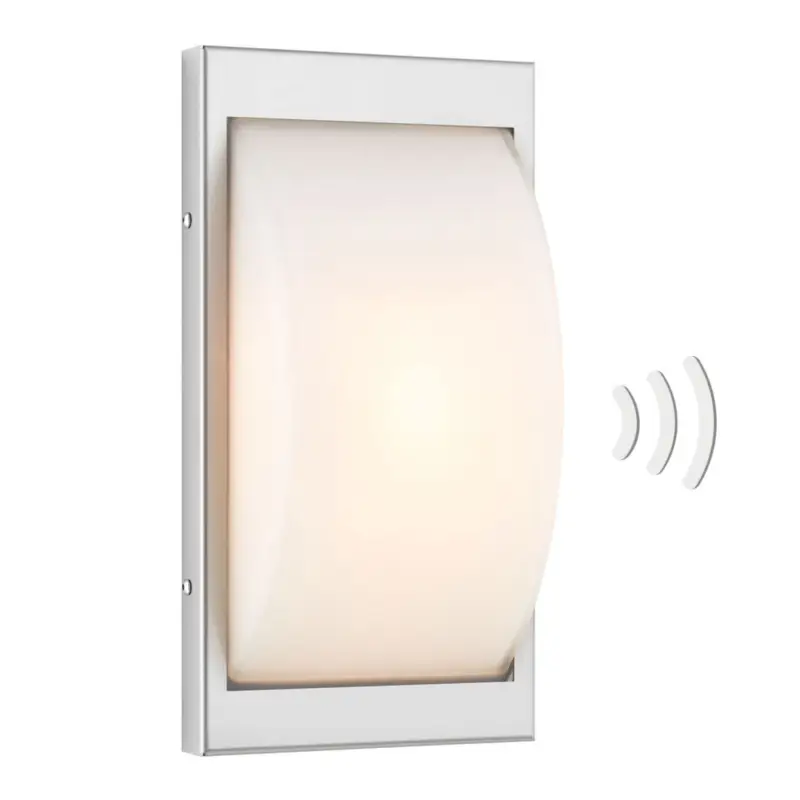 Endast denna vecka LED-utomhusvägglampa 068LEDSEN, stål, sensor