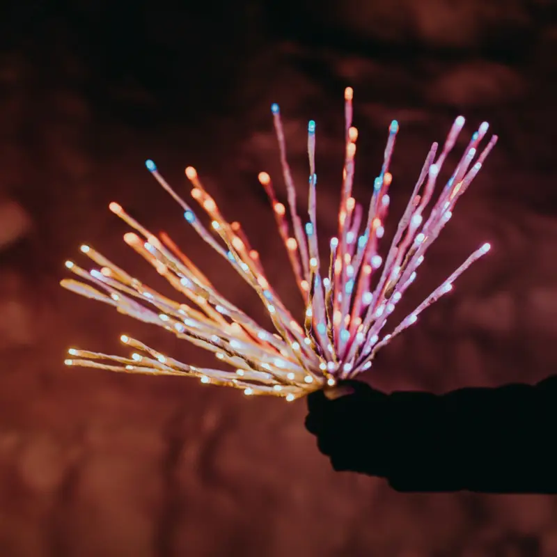 Kampanjpris LED-dekorationslampa Twinkly Spritzer RGB
