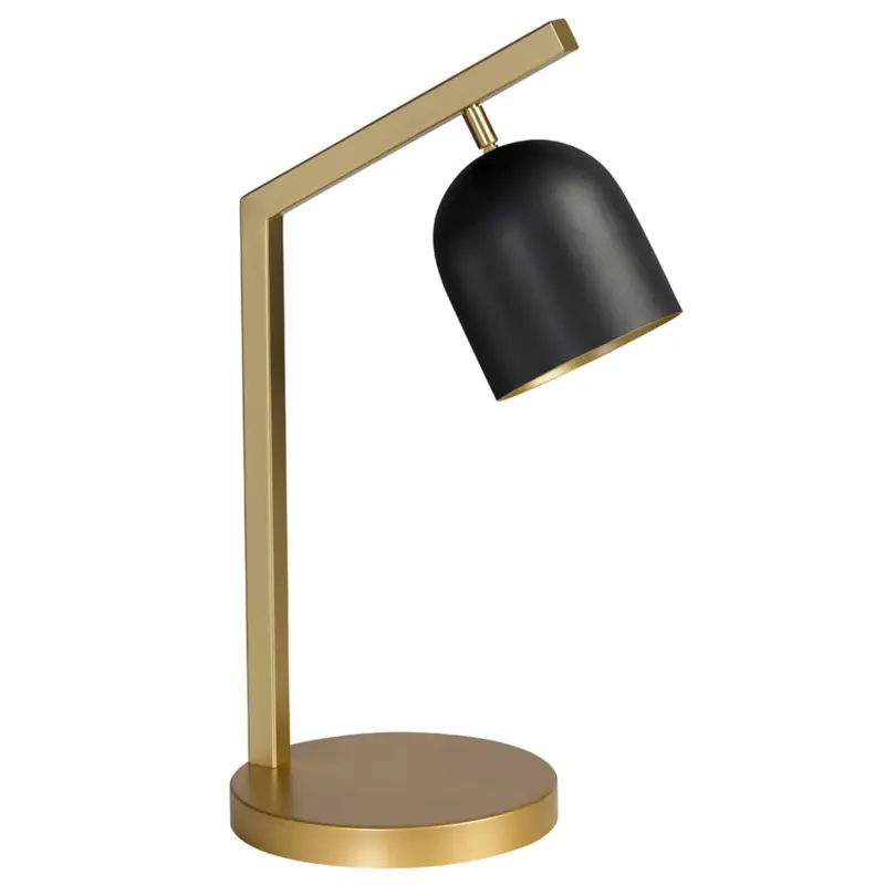LED-bordslampa Dome ram böjning svart Sista chansen
