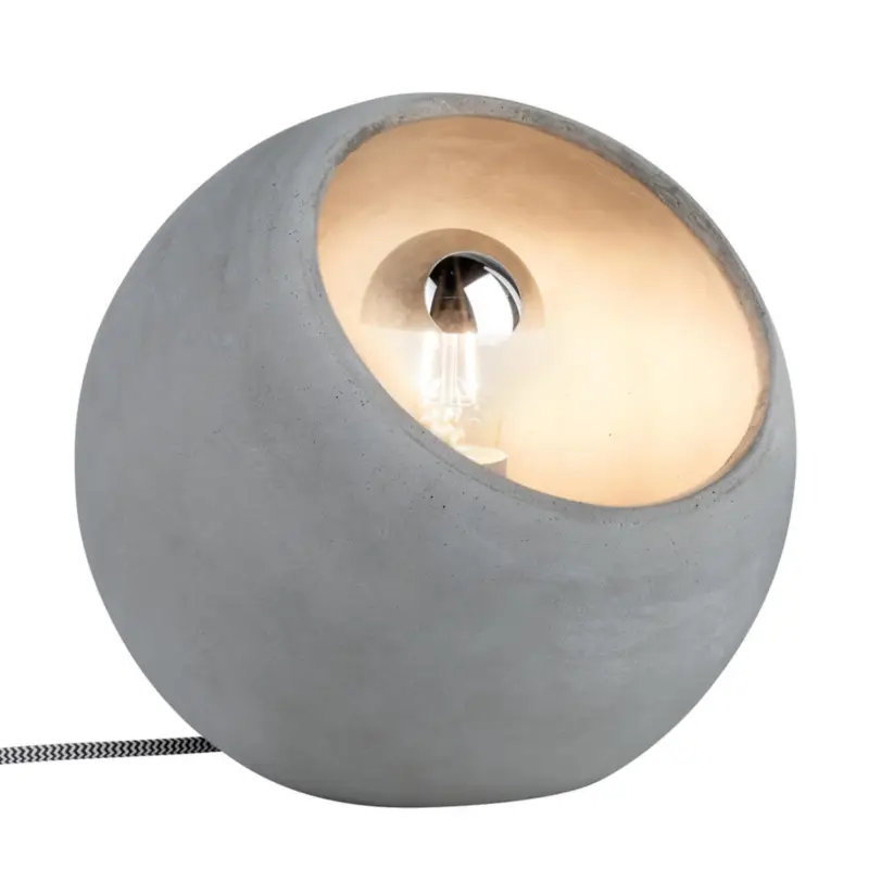 Modern bordslampa Ingram i betong Utförsäljning