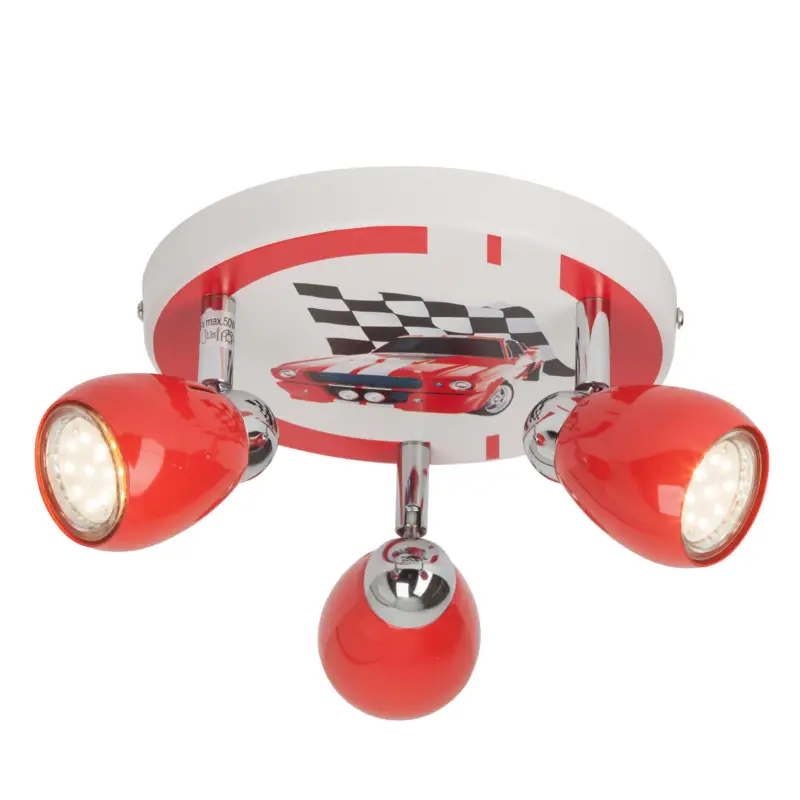 LED-taklampa Racing 3 lampor Kampanjpris