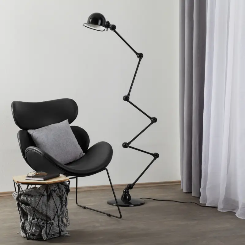 Outlet Jieldé Loft D9406 golvlampa 6x40 cm, svart