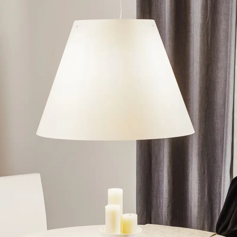 Luceplan Grande Costanza – pendellampa, vit Trygg betalning