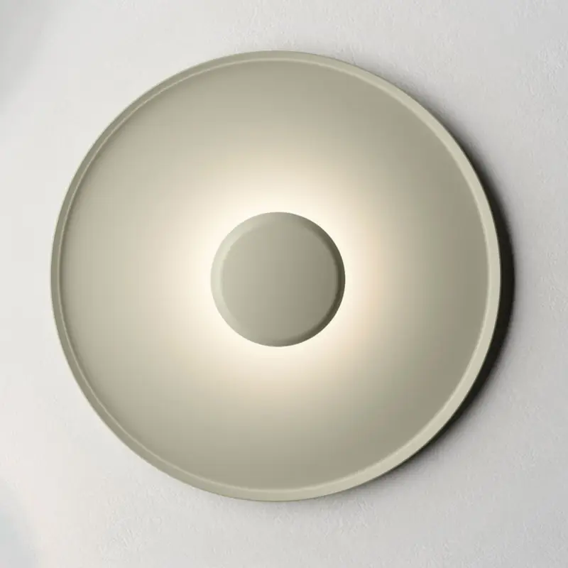 Snabb leverans Vibia Top LED-vägglampa Ø 60 cm grön L1