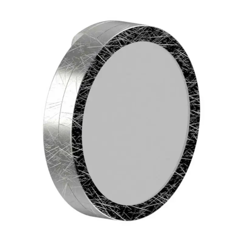 Expressleverans Lightme LED-spegellampa Aqua rund bladsilver