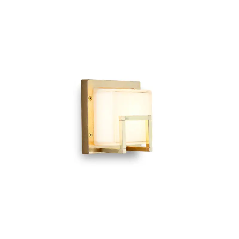 Bästa pris LED-utomhusvägglampa Ice Cubic 3407, av mässing
