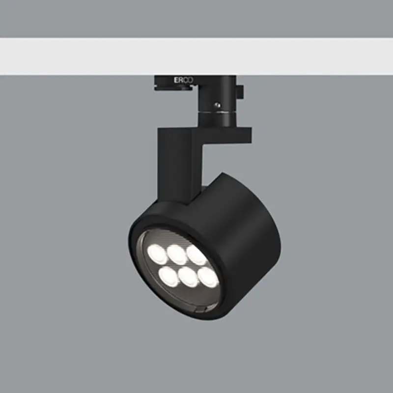 Lågt pris ERCO Parscan 230V spot 12W wallwash 930 black