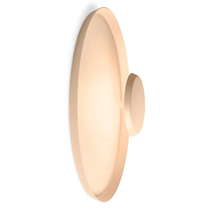 Handla nu Vibia Top LED-vägglampa Ø 40 cm ljusrosa
