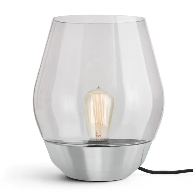 New Works Bowl bordslampa stål/rökgrå Populär