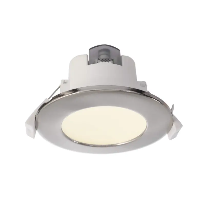 Rabatter LED-takinbyggnadslampa Acrux, Ø 10 cm, silver matt, CCT