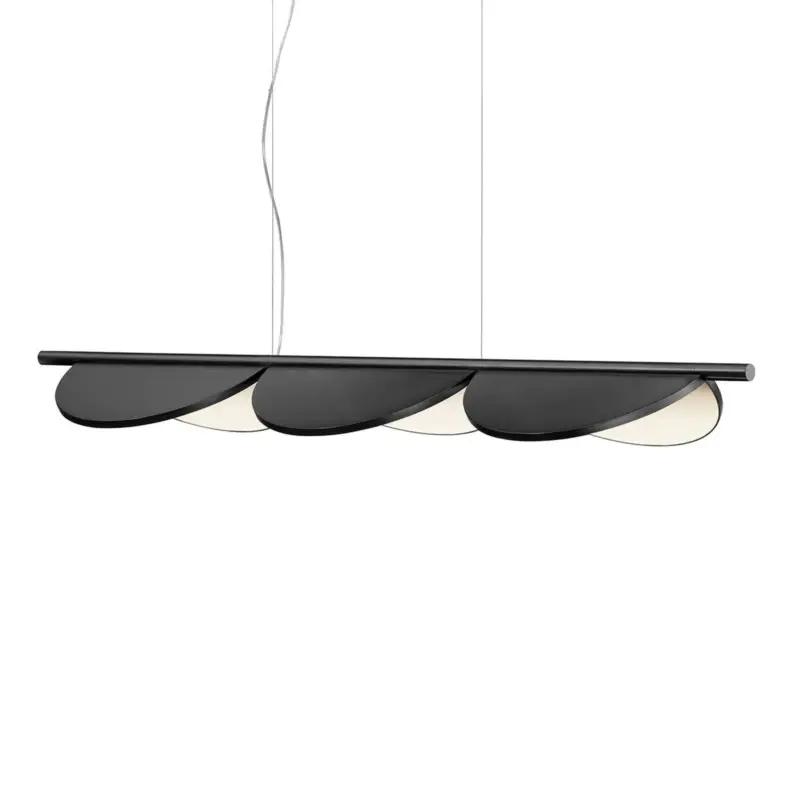 FLOS Almendra Linear LED-hänglampa antracit Köp nu